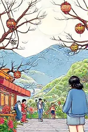 山海笺国风奇幻漫画竖版封面