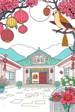 星落长街国漫都市奇幻竖版封面
